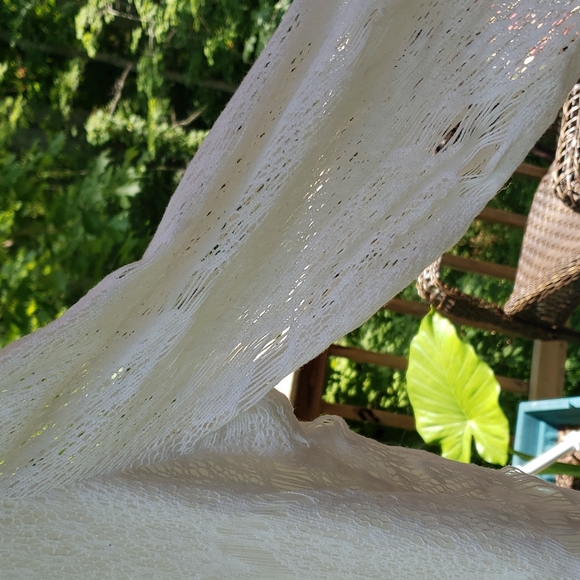 White lace button up shirt - Picture 3 of 4